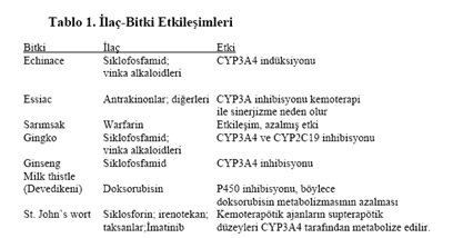13A Ilac Bitki Etkilesimleri