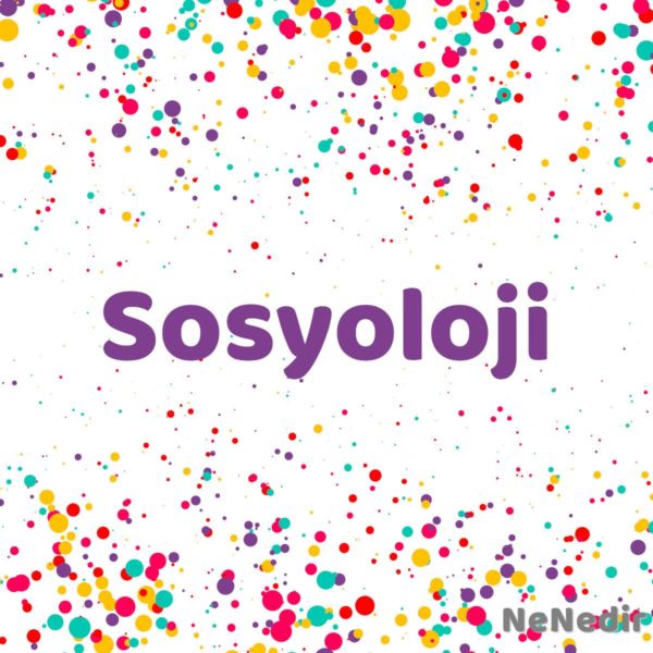 Sosyoloji
